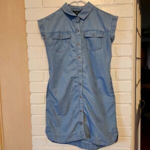 CALVIN KLEIN 💙 denim dress 💙 girls size 16 👗 with pockets!!